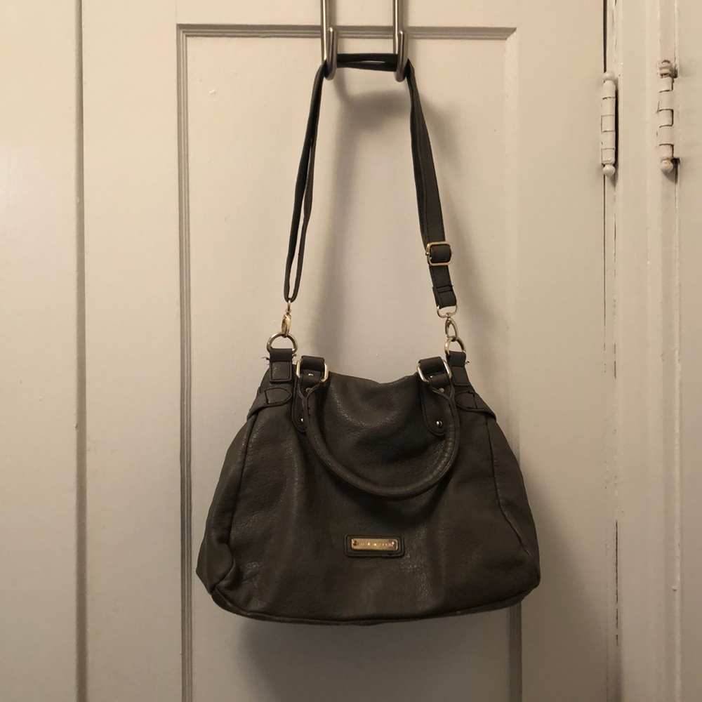 Grey Steve Madden purse
